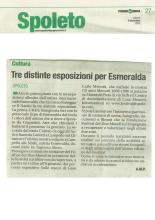 Tre distinte esposizioni per Esmeralda